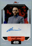 2023 Topps Finest Star Wars Omid Abtahi as Dr. Pershing Autograph #FA-OA AUTO