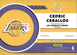 2017-18 Cedric Ceballos Panini Optic FASTBRK SIGNATURES DISCO AUTO Los Angeles Lakers #FB-CCB