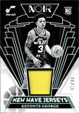 2023-24 Keyonte George Panini Noir NEW WAVE JERSEYS ROOKIE 97/99 Utah Jazz #NWJ-KGE