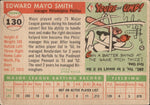 1955 Mayo Smith Topps ROOKIE RC #130 Philadelphia Phillies BV $25