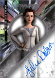 2022 Julie Dolan as Princess Leia Organa Autograph Topps Star Wars Masterwork #MWA-JD AUTO