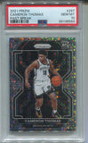2021-22 Cameron Thomas Panini Prizm Fast Brk ROOKIE RC PSA 10 #297 Brooklyn Nets 6584