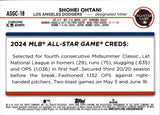 2024 Shohei Ohtani Topps Chrome Update ALL-STAR GAME #ASGC-18 Los Angeles Dodgers