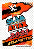 2021 Shayna Baszler Topps Chrome WWE Slam Attax PAYBACK BOOSTER ORANGE REFRACTOR 11/25 #159 Monday Night Raw