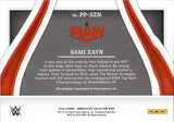 2023 Sami Zayn Panini Immaculate Collection RUBY RED PAST & PRESENT AUTO 05/25 AUTOGRAPH #PP-SZN Monday Night Raw