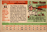 1955 Jim Hughes Topps #51 Brooklyn Dodgers BV $40