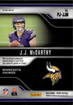 2024 J.J. McCarthy Panini Prizm PURPLE PULSAR PREMIER ROOKIE JERSEY RELIC #PJ-JJM Minnesota Vikings