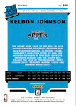 2019-20 Keldon Johnson Donruss Optic RATED ROOKIE HOLO SILVER AUTO AUTOGRAPH RC #186 San Antonio Spurs