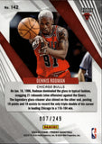2023-24 Dennis Rodman Panini Phoenix ORANGE CRACKED ICE 007/249 #142 Chicago Bulls HOF