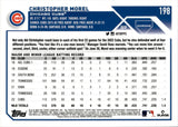 2023 Christopher Morel Topps Chrome BLUE REFRACTOR ROOKIE 069/150 RC #198 Chicago Cubs