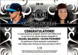 2024 Rachel Balkovec Olivia Pichardo Leaf Women of Sport SILVER MOJO UNBREAKABLE DUAL AUTO 1/4 AUTOGRAPH #UD-24 Baseball