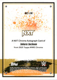 2025 Jakara Jackson Topps Chrome WWE PURPLE GEOMETRIC REFRACTOR AUTO 04/10 AUTOGRAPH #NXT-JJK NXT