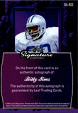 2025 Billy Sims Leaf Signature Series SILVER SHIMMER AUTO 1/1 ONE OF ONE AUTOGRAPH #BA-BS3 Detroit Lions
