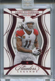 2025 Larry Fitzgerald Panini Flawless RUBY RED 01/25 LEGENDS #56 Arizona Cardinals HOF