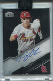 2020 Tommy Edman Topps Chrome Black AUTO AUTOGRAPH #CBA-TE St. Louis Cardinals