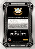 2023 "Stone Cold" Steve Austin Panini Prizm WWE HOLO SILVER RING ROYALTY #1 WWE Legend