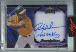2024 Rickey Henderson Leaf Metal INSCRIPTIONS AUTO 025/100 AUTOGRAPH #MHI-RH1 Oakland A's HOF