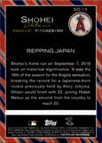 2019 Shohei Ohtani Topps Update Series PLAYER HIGHLIGHTS #SO-13 Anaheim Angels