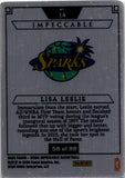 2025 Lisa Leslie Panini Impeccable WNBA STAINLESS STARS 58/99 #14 Los Angeles Sparks HOF