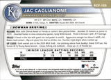 2025 Jac Caglianone Bowman Chrome Prospects BLUE REPTILIAN REFRACTOR 017/150 #BCP-103 Kansas City Royals