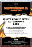 2025 Marvin Harrison Jr. Topps Resurgence WHITE SURGE REFRACTOR DUAL ROOKIE JERSEY AUTO 029/125 AUTOGRAPH RELIC #IPA-MH Arizona Cardinals