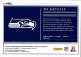 2019 DK Metcalf Panini Impeccable ROOKIE NUMBERS PATCH AUTO 16/75 AUTOGRAPH RELIC RC #RN11 Seattle Seahawks