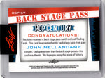 2023 John Mellancamp Leaf Pop Century BACKSTAGE PASS RELIC #BSP-67