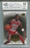 2009-10 Michael Jordan Upper Deck MJ LEGACY COLLECTION GOLD BCCG 10 #11 Chicago Bulls HOF 7438