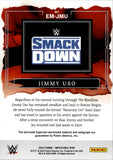 2023 Jey Uso Panini Impeccable WWE PURPLE FOIL PATCH AUTO 20/25 AUTOGRAPH RELIC #EM-JMU Friday Night Smackdown