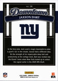 2025 Jaxson Dart Panini Donruss SP ROOKIE DOWNTOWN RC #14 New York Giants