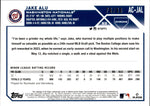 2023 Jake Alu Topps Chrome GREEN REFRACTOR ROOKIE AUTO 76/99 AUTOGRAPH RC #AC-JAL Washington Nationals