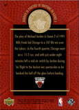 1999 Michael Jordan Upper Deck Century Legends MJ'S MOST MEMORABLE SHOTS #MJ3 Chicago Bulls HOF