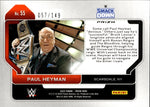 2022 Paul Heyman Panini Prizm WWE PURPLE 057/149 #55 Friday Night Smackdown