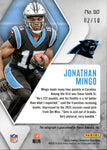 2023 Jonathan Mingo Panini Phoenix ROOKIE BLACK SEISMIC AUTO 02/10 AUTOGRAPH #110 Carolina Panthers