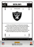 2025 Ashton Jeanty Panini Select HOLO SILVER SCORE SELECT ROOKIE RC #19 Las Vegas Raiders