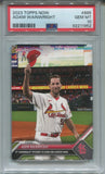2023 Adam Wainwright Topps Now 200 WINS PSA 10 #885 St. Louis Cardinals 1952