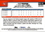 2025 Trey Yesavage Topps Pro Debut Chrome AQUA WAVE 59/75 #PDC-45 Toronto Blue Jays