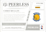2019-20 Chris Mullin Panini National Treasures PEERLESS SIGNATURES AUTO 17/49 AUTOGRAPH #PS-CML Golden State Warriors