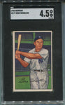 1952 Gene Woodling Bowman SGC 4.5 #177 New York Yankees 2430