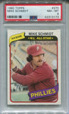 1980 Mike Schmidt Topps PSA 8 #270 Philadelphia Phillies HOF 3173