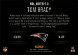 2021 Tom Brady Panini Illusions HOLOHEROES #HHTB-10 New England Patriots *NRMT*