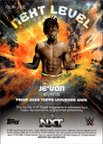 2025 Je'Von Evans Topps Universe WWE NEXT LEVEL AUTO AUTOGRAPH #NLA-JVE NXT