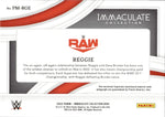 2022 Reggie Panini Immaculate WWE PREMIUM SHIRT AUTO 26/99 AUTOGRAPH RELIC #PM-RGE Monday Night Raw