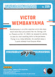 2023-24 Victor Wembanyama Donruss Optic RATED ROOKIE RC #225 San Antonio Spurs