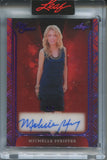 2025 Michelle Pfeiffer Leaf Red Carpet PURPLE FOIL AUTO 4/8 AUTOGRAPH #A-MP1 Scarface