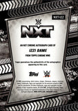 2026 Izzi Dame Topps Chrome WWE NXT AUTO AUTOGRAPH #NXT-IZZ NXT 3