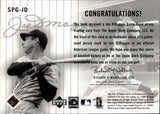 2000 Joe DiMaggio Upper Deck SP Authentic GAME USED JERSEY 44/56 RELIC #SPG-JD New York Yankees HOF