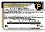 2024 Konnor Griffin Bowman Chrome Draft 1ST BOWMAN REFRACTOR #BDC-22 Pittsburgh Pirates 4