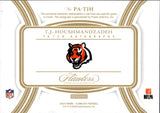 2025 T.J. Houshmandzadeh Panini Flawless RUBY RED FOIL PATCH AUTO 09/15 AUTOGRAPH RELIC #PA-TJH Cincinnati Bengals