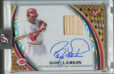 2026 Barry Larkin Topps Pristine GOLD PULSAR REFRACTOR BAT AUTO 50/05 AUTOGRAPH RELIC #PPAR-BL Cincinnati Reds HOF